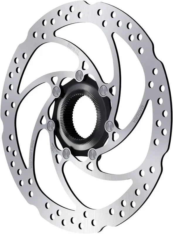 Magura Storm CL Disc Brake Rotor – 160mm Center Lock For Thru-Axle Hub Silver