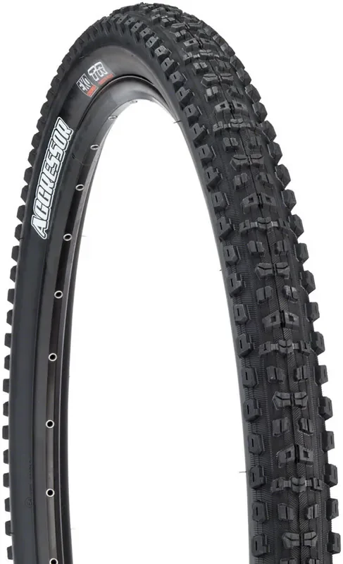 Maxxis Aggressor Tire – 27.5 x 2.3 Tubeless Folding Black Dual EXO