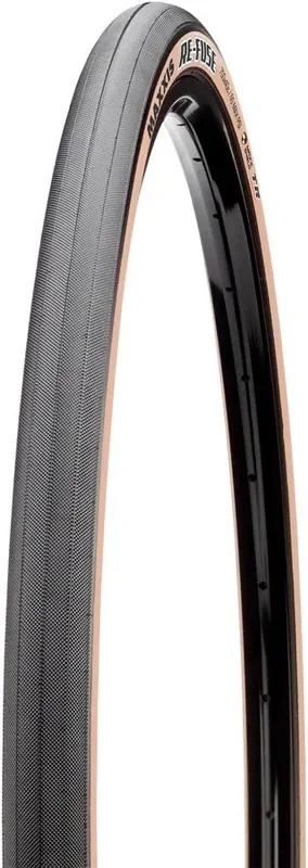 Maxxis Re-Fuse Tire – 700 x 40 Tubeless Folding BLK/Dark Tan Dual MaxxShield