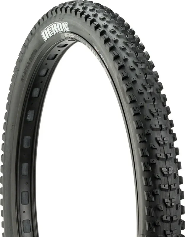 Maxxis Rekon Tire – 27.5 x 2.6 Tubeless Folding Black Dual EXO