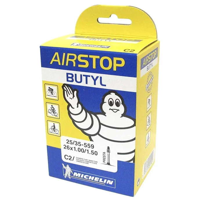 Michelin Airstop Butyl Tube Presta Length 40mm 29×1.90-2.40