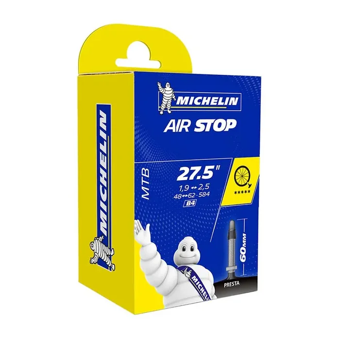 Michelin Airstop Tube Presta Length 60mm 27.5 1.90-2.60