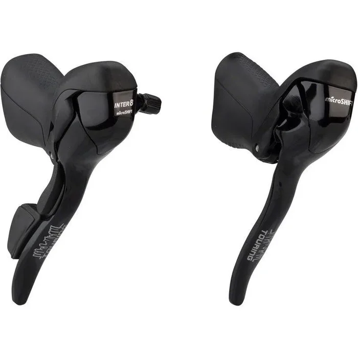 microSHIFT Internal Gear Drop Bar Shifter Set Shimano Alfine 8 Compatible