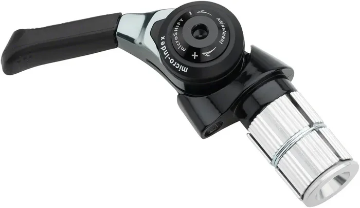 microSHIFT Left Bar End Road Shifter – Double/Triple Friction Shimano Compatible