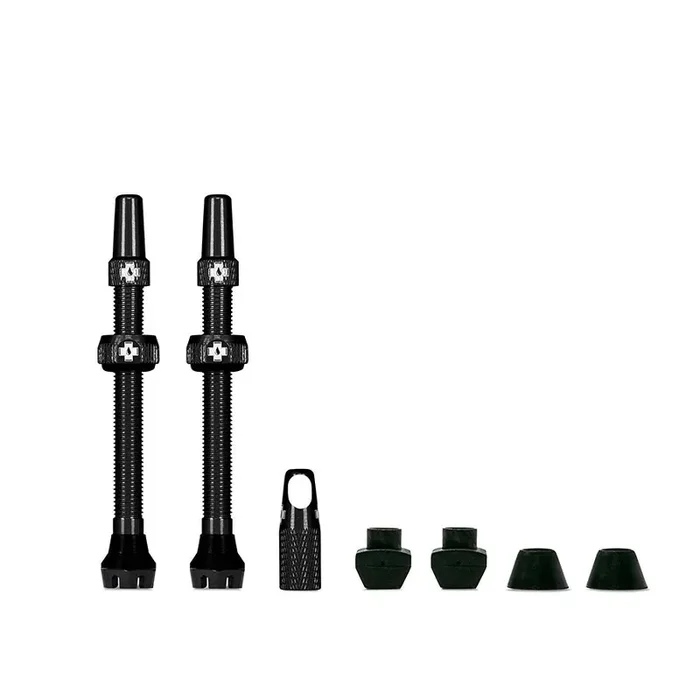 Muc-Off V2 Tubeless Valve Kit – Black 60mm Pair