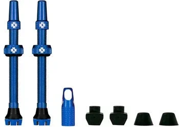 Muc-Off V2 Tubeless Valve Kit – Blue, 44mm, Pair