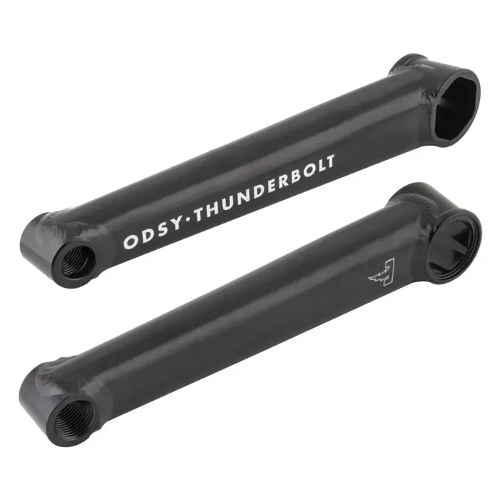 Odyssey Thunderbolt Crankset – 170mm Left Hand Drive Rust Proof Black