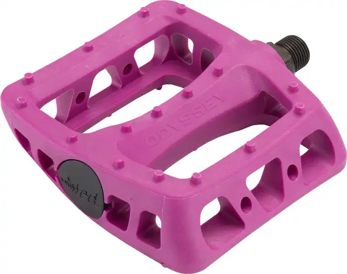 Odyssey Twisted PC Pedals – Platform Composite/Plastic 9/16″ Purple