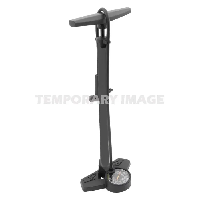 Origin8 Airaid MAXI Floor Pump 3` Analog PV/SV 160psi 23` Steel Black