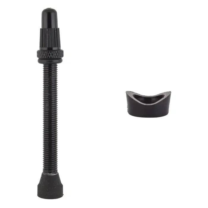 Origin8 Tubeless Alloy Presta Valve Tubeless Valve 55mm Single AL6061 Black 32mm – 42mm