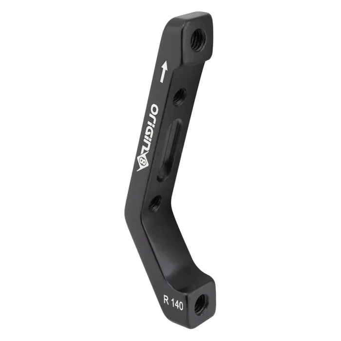 Origin8 Vise Flat Mount to Post Mount Disc Adapter RR 140mm/160mm Flat Mount Post Mount Black +0mm