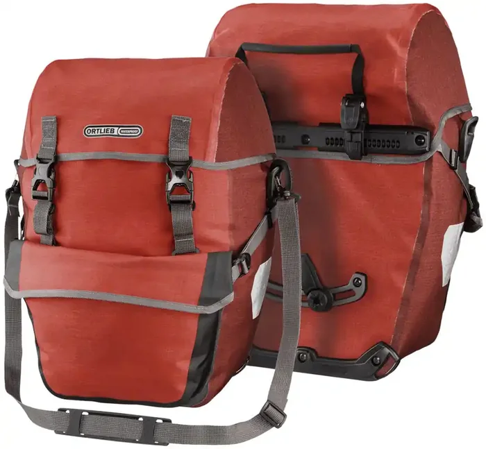 Ortlieb Bike-Packer Plus Panniers – 42L Pair Salsa/Dark Chili
