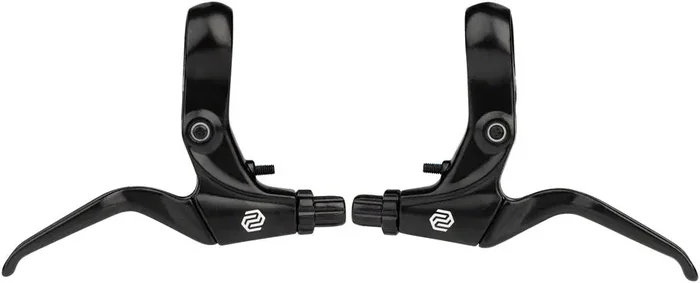 Promax FS-378 Brake Lever Set – Short Pull 2-Finger Tooled Reach Adjust For U Caliper Brakes BLK
