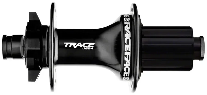 RaceFace Trace J-Bend 624 Rear Hub – 12 x 148mm 6-Bolt HG 11 MTN Black 32H
