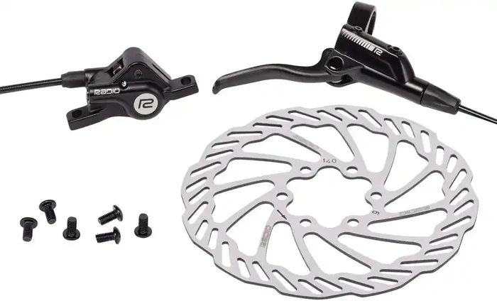 Radio Raceline Disc Brake Kit – Hydraulic 140mm Rotor Right Hand Lever Black