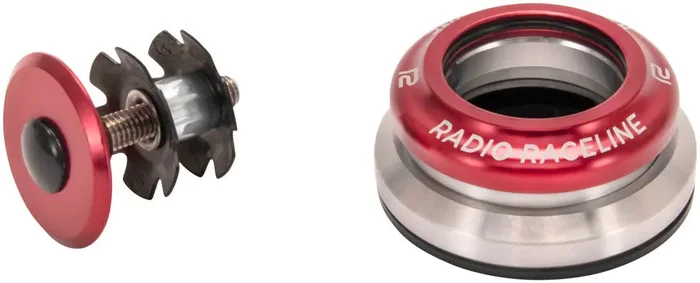 Radio Raceline Headset – Integrated 1 1/8″- 1.5″ Red