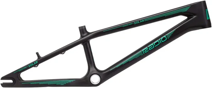 Radio Solar BMX Race Frame – Pro L 20.75″ TT Matt Black / Teal