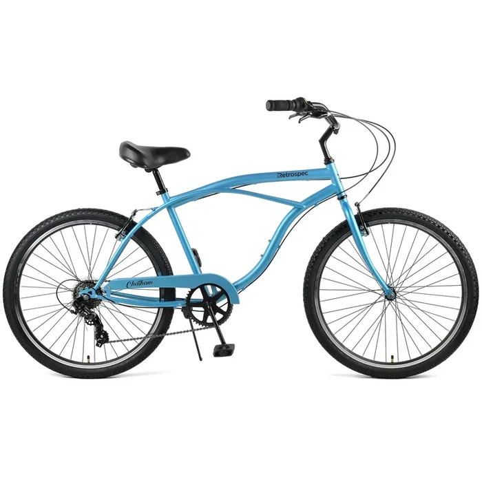 Retrospec Chatham Beach Cruiser 7-Speed 26″ – Matte Pacific Blue