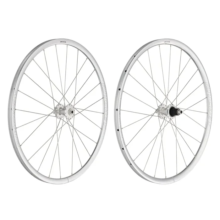 Ritchey Classic Zeta Wheelset – 700c 12 x 100mm 12 x 142mm 6-Bolt HG11 Road Silver