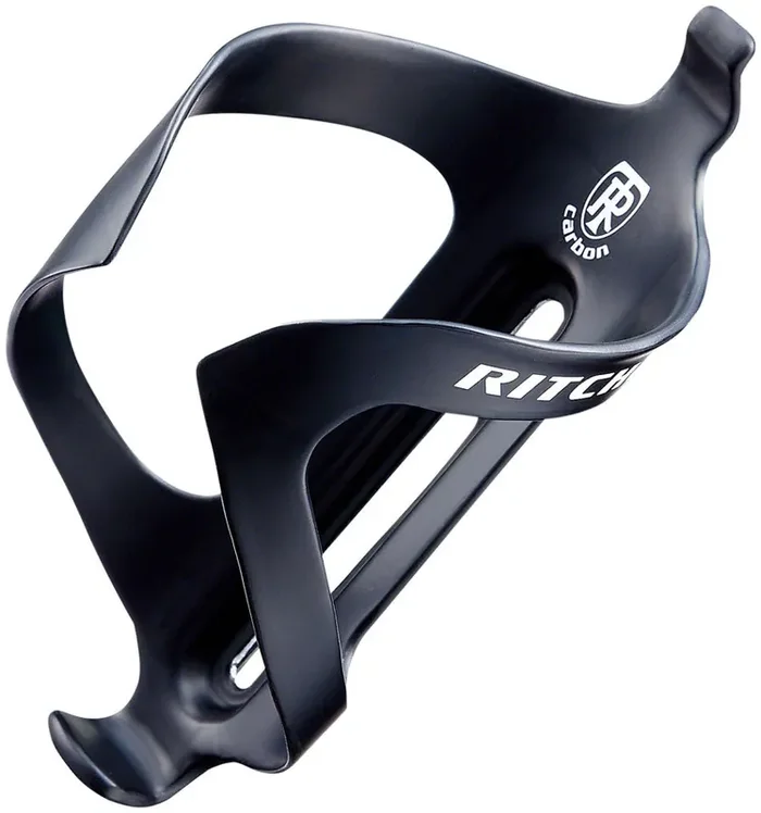 Ritchey WCS Carbon Water Bottle Cage Black with White Logo
