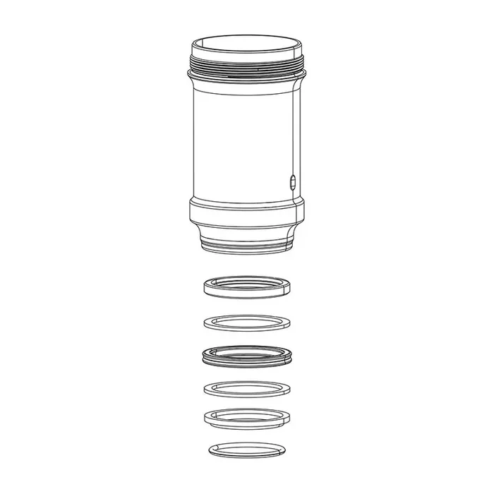 RockShox Monarch B1 C1 D1 Air Can Assembly 152×31 – Monarch B1 (Plus RL XX) C1 (R RT RT3) D1 (RT3)