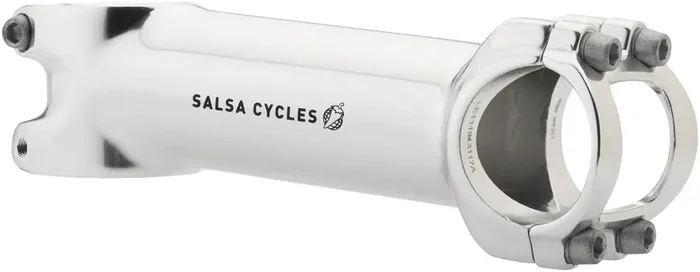 Salsa Guide Stem – 110mm 31.8 clamp +/-6 1 1/8″ Aluminum Silver