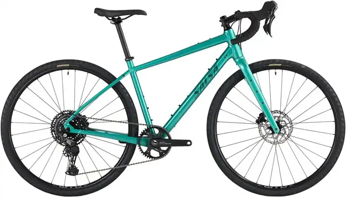 Salsa Journeyer Drop Bar Cues 1×10 Bike – 700c Aluminum Teal Green 60cm