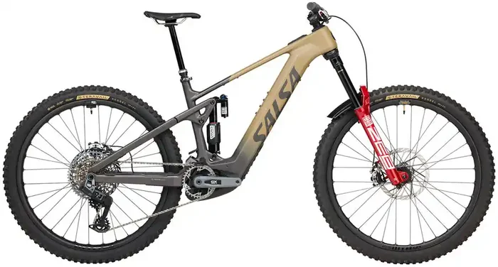 Salsa Notch C GX AXS Transmission Ebike – 29″ Carbon Black / Walnut Medium