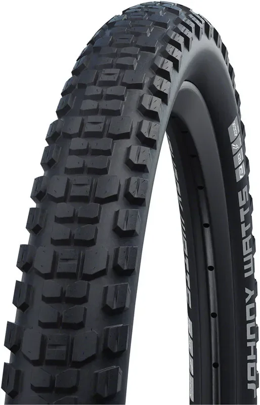 Schwalbe Johnny Watts Tire – 27.5 x 2.8 Clincher Folding BLK Performance RaceGuard Addix Double Defense