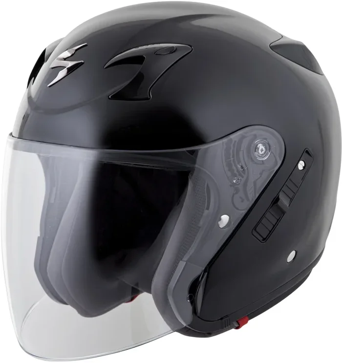 SCORPION EXO Exo-Ct220 Open-Face Helmet Gloss Black Xs Black X-Small
