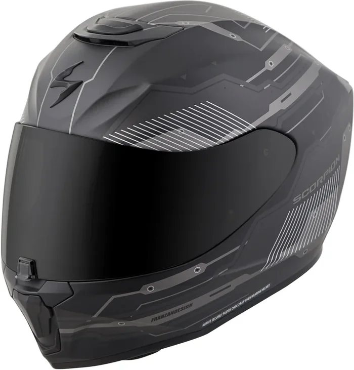 SCORPION EXO Exo-R420 Full-Face Helmet Techno Phantom Xl Phantom X-Large