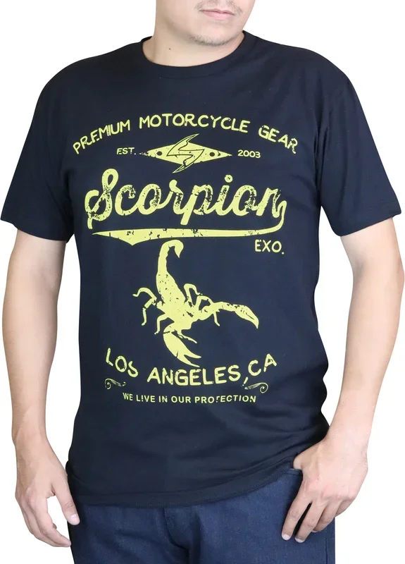 SCORPION EXO Stinger Shirt Black Sm Black Small