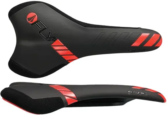 SDG I-Fly 2.0 I-Beam Saddle – Black/Red