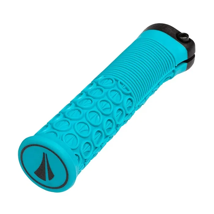 SDG Thrice 33 Lock-On MTB Grips – Turquoise