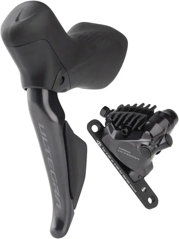 Shimano Ultegra ST-R8170D Di2 Shift/Brake Lever BR-R8170 Hydraulic Disc Brake Caliper – Left/Front 2x Flat Mount BLK