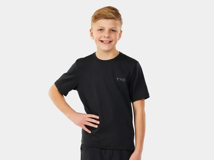 Shirt Trek Evoke Tech Tee Youth Large Black