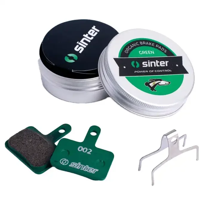 Sinter Green s2032 Compound Organic Disc Brake Pads – Shimano B Type Sinter Type 002 One Pair