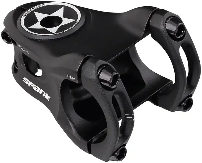 Spank Split Stem – 43mm 31.8 Clamp +/-0 1 1/8″ Aluminum Black