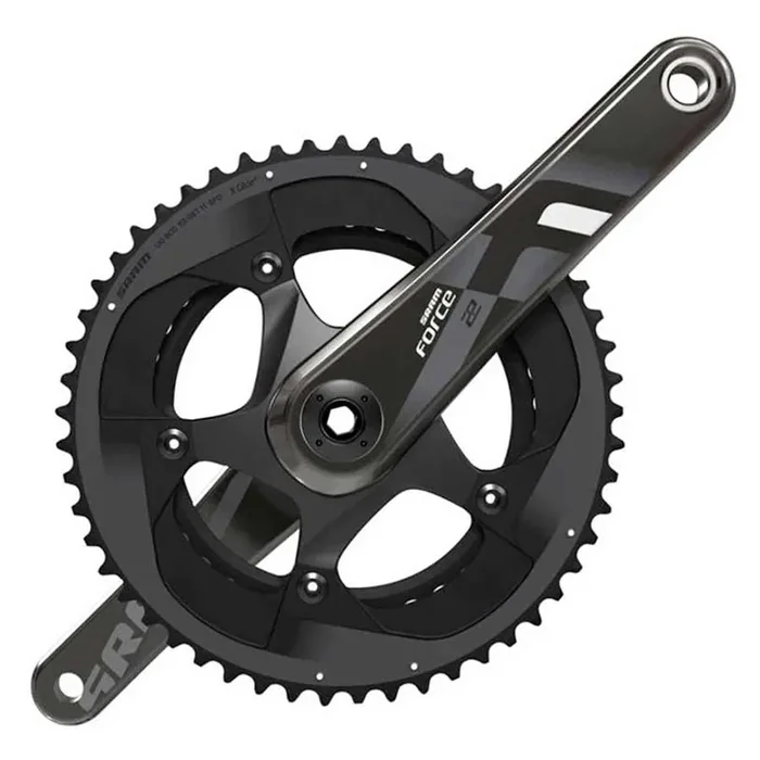 SRAM Force 22 Crankset – 172.5mm 11-Speed 53/39t 130 BCD GXP Spindle Interface BLK