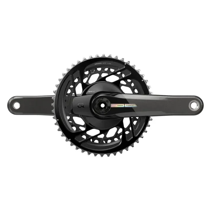 SRAM Force AXS Power Meter Crankset – 172.5mm 2x 12-Speed 46/33t Direct Mount DUB Spindle Interface Iridescent Gray D2