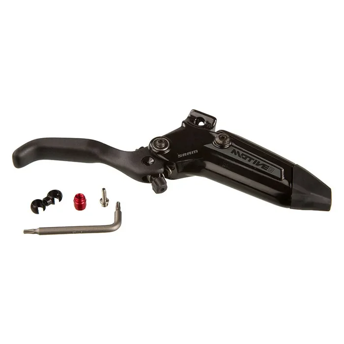 SRAM Motive Silver Disc Brake Lever Assembly – Aluminum Lever Blade Gloss Biack A1+