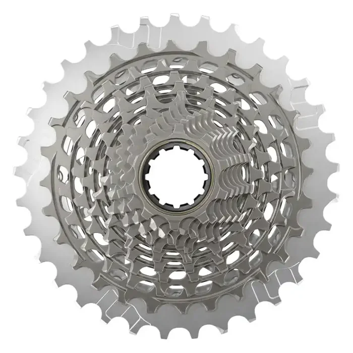 SRAM RED XG-1290 Cassette – 12-Speed 10-33t For XDR Driver Body Silver E1