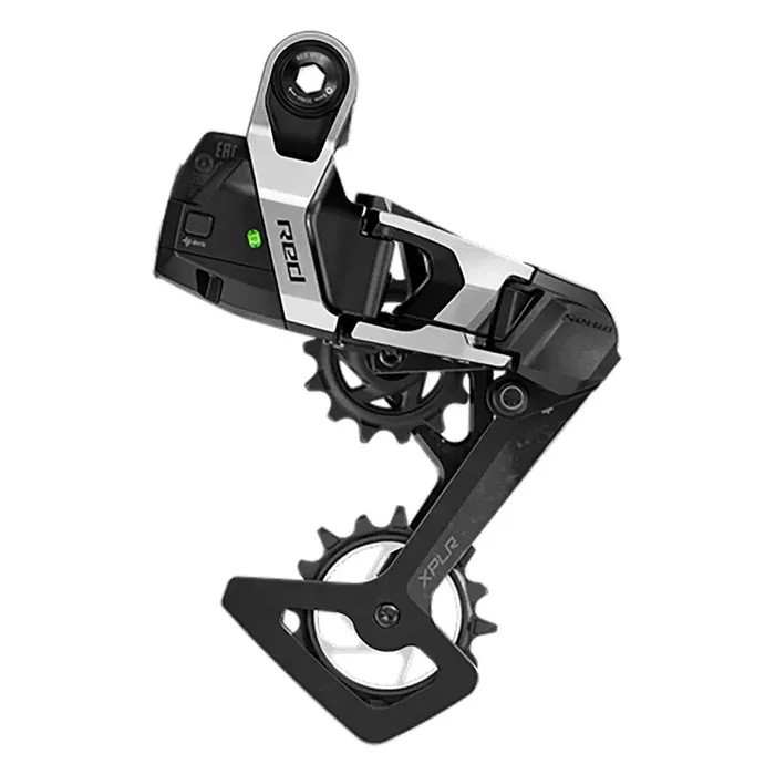 SRAM RED XPLR AXS Rear Derailleur – For RED XPLR 1x 13-Speed 46t Max UDH Hangerless Battery Not Included BLK/Silver E1