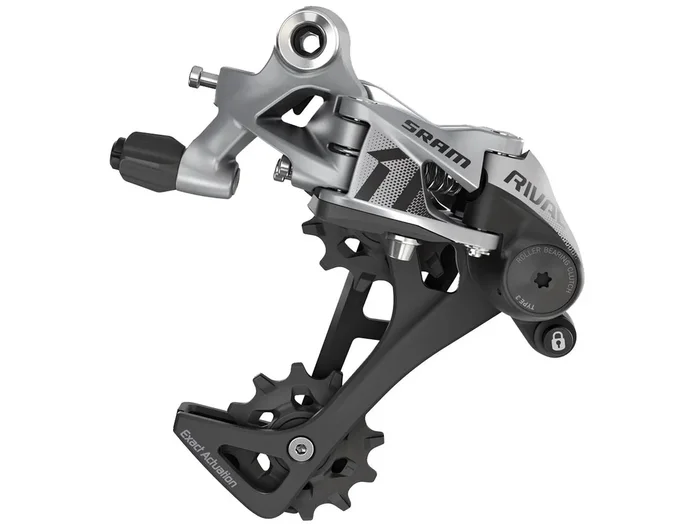 SRAM Rival 1 Rear Derailleur – 11 Speed Long Cage Black/Silver