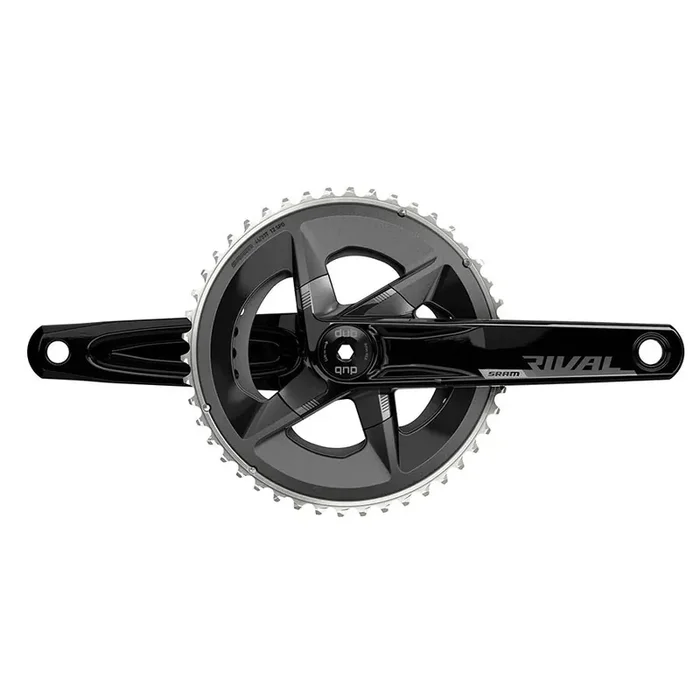 SRAM Rival AXS Crankset – 160mm 12-Speed 48/35t 107 BCD DUB Spindle Interface BLK D1