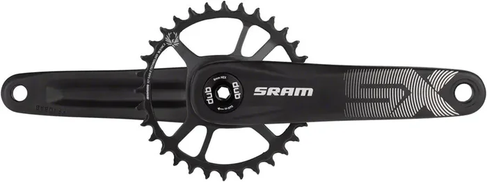 SRAM SX Eagle Boost Crankset – 175mm 12-Speed 32t Direct Mount DUB Spindle Interface BLK A1
