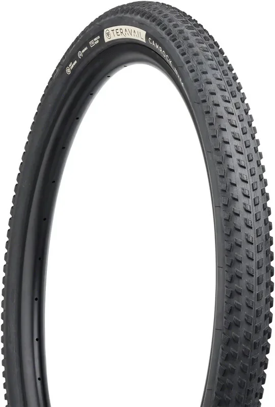 Teravail Camrock Tire – 29 x 2.4 Tubeless Folding BLK Durable Fast Compound