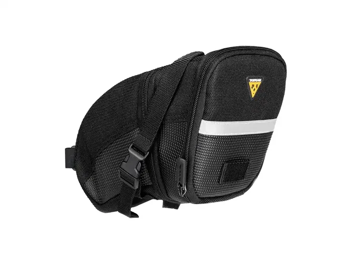 Topeak Aero Wedge Seat Bag – Strap-on Large Black