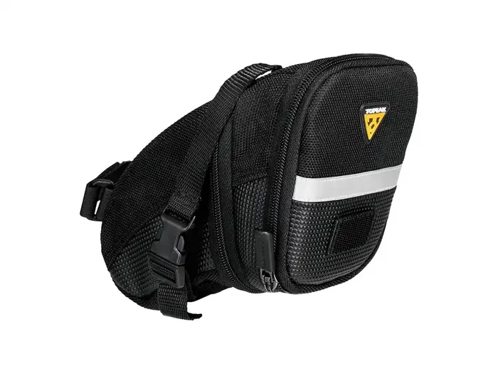 Topeak Aero Wedge Seat Bag – Strap-on Medium Black