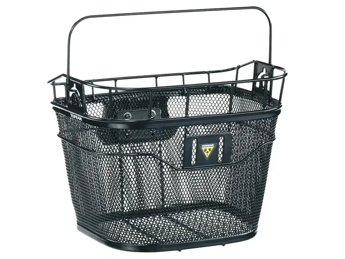 Topeak Front Basket with Fixer 3 Handlebar Bracket Black